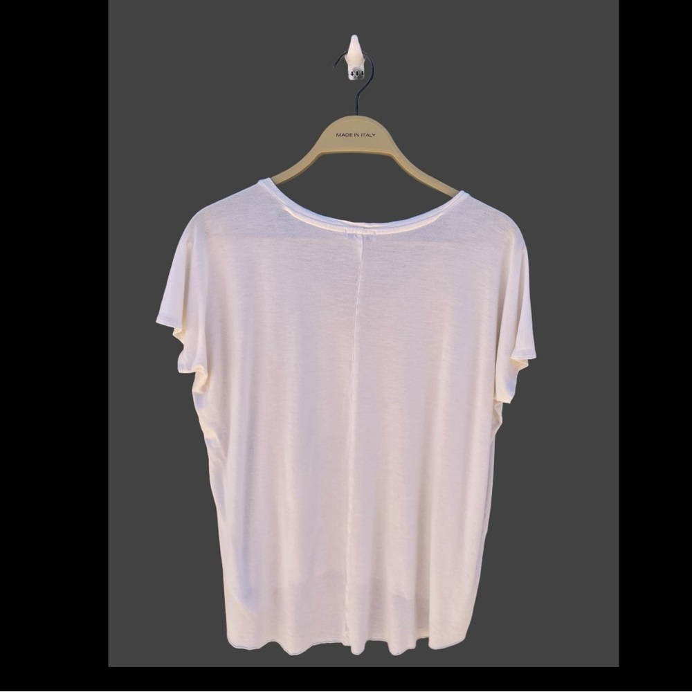Gap Cream Drapey Circle-hem Tee Sz XS - Picture 8 of 8